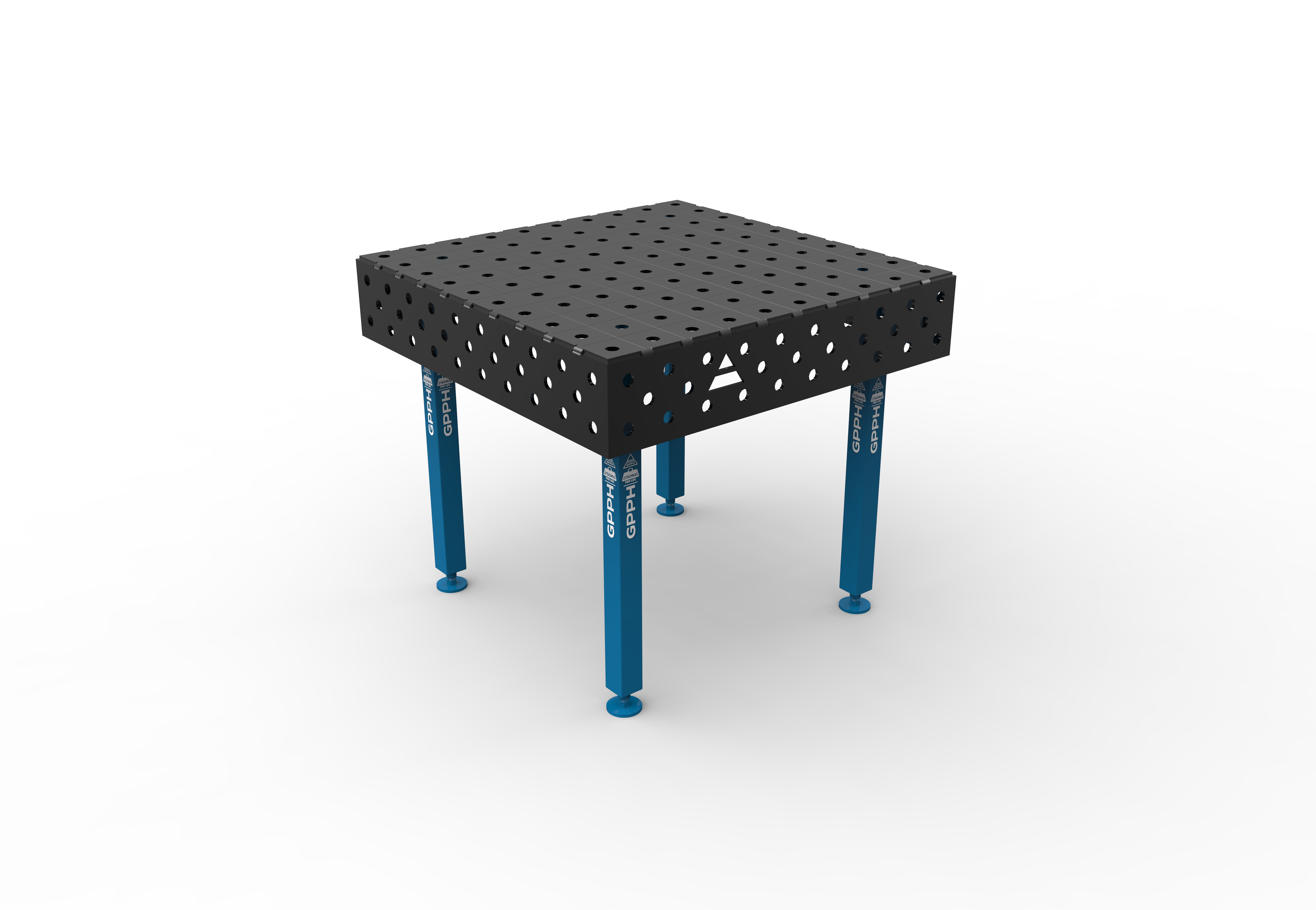 Svejsebord ECO 1000x1000 grid 100x100 Ø28 - System 28